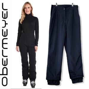 OBERMEYER High Waisted Bootcut Ski Pants Insulated Black 2